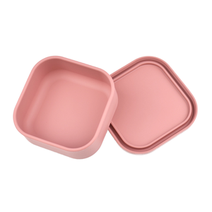 Stackable Silicone <b>Lunch</b> <b>Box</b> BPA Free Kids Silicone Snack Containers Silicone Food Storage Containers with Lids - Product Image 5