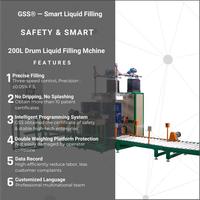 GSS Smart 200L Système de remplissage semi-automatique de fûts en acier pour l'industrie chimique