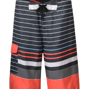 Custom LOGO Breathable Men's Swim Shorts Swim Trunks With Gingham Patchwork Paisley Plaid Letter Patterns for Men - Product Image 5