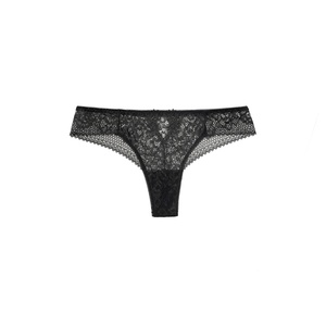 For Amazon European American Sexy Thong for Women <strong>Lace</strong> Hollow Water-Soluble Flower Half Coverage Bikini <strong>Shorts</strong> Thin Plain Dyed - Product Image 6