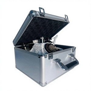 Caja de Herramientas de Aleación de Aluminio, Maletín Organizador de Equipaje Portátil para Viajes, Estuche de Almacenamiento de Herramientas - Product Image 5