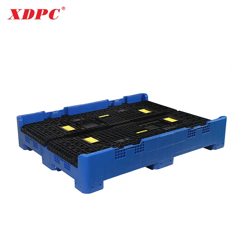 Xdpc 1470*1140*730mm nhựa Pallet hộp đóng mở có thể gập lại nhựa Pallet container cho trái cây và rau quả