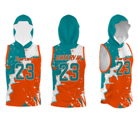 Jersey & Seragam Flag Football Tanpa Lengan Custom dengan Desain Kustom, Panel Samping Jaring 100% Polyester untuk Sirkulasi Udara