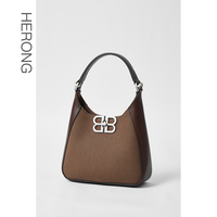 Bolso de mujer de alta calidad elegante clásico retro bolsos de cuero de lona con logotipo B de alta calidad