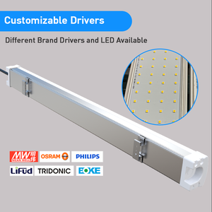 LED Tri-proof Light Warehouse Parking Lot Lighting Fixture IP66 waterproof LED Strip Linear Light - Product Image 5