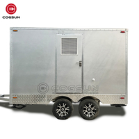 Remorque mobile de luxe de salle de bains avec la remorque mobile intérieure spacieuse de toilette pour des rassemblements publics