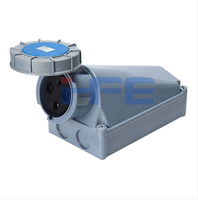 Prise murale universelle industrielle HFE 125A IP67 220V/380V rouge CE conforme à la norme IEC60309
