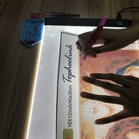 Tableau lumineux LED ultra-mince pour traçage et dessin, idéal pour le stencil et la création artistique, convient à tous les âges