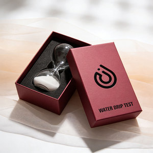 Boîte rigide en deux parties avec couvercle et base séparés, vente en gros, emballage carré en papier pour bijoux et bracelets avec insert - Product Image 1