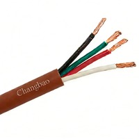 KABEL SPEAKER CHANGBAO 10/12/14/16/18 AWG 4 Core OFC Gulungan Kabel Home Theater Merah Hitam Putih Selubung PVC/LSZH OEM