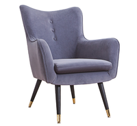 Velvet Pink Leisure Style Sessel Wohnzimmer möbel Wohnzimmer Stuhl