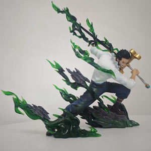 Figuras de Anime de Una Pieza, Juguetes de Postura de Combate DE <span class=keywords><strong>LA</strong></span> Cumbre de Batalla Decisiva, Dracule Mihawk, 35cm, Nuevo - Product Image 2
