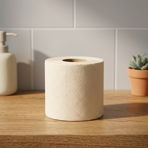 Papel Higiénico Desechable al por Mayor de Pulpa de Bambú de 3 Capas con Núcleo Impreso Estándar en Rollo ZA +27739729209 - Product Image 3