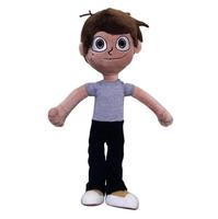 Jouets en peluche personnalisés miniatures mignons de dessin animé à vendre en gros, figurines en peluche avec boîte décorative, objets de collection