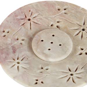 NANWEIストーン耐久ラウンド大理石香スタンドプレートホルダーリビングルーム瞑想禅コーナー - Product Image 4