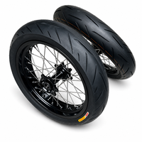Kit de roues Supermoto Surron Ultra Bee 17 pouces, jantes 7075, moyeu CNC, pneus semi-slick pour moto électrique Sur-Ron