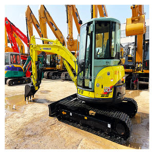 รถขุดขนาดเล็กมือสอง Yanmar Vio55-5B Vio55 Vio 55 55-5B 5 ตัน EPA CE ของแท้จากญี่ปุ่น รถตีนตะขาบแบบมือสอง พร้อมแขนขุดแบบสวิง - Product Image 2