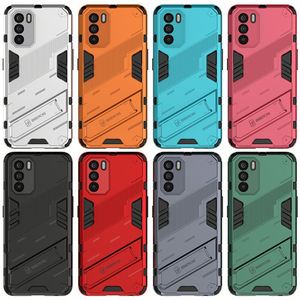 เคสกันกระแทก KAOU รุ่น Heavy Duty พร้อมขาตั้งปรับได้สองระดับ สำหรับ OPPO Reno6 Pro - ป้องกันการตกหล่นจากสูง 5 เมตร ป้องกันการกระแทก ฝาหลัง ขายส่ง - Product Image 2