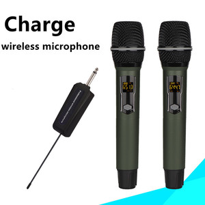 ไมโครโฟนไร้สาย U-Segment พร้อมตัวรับสัญญาณ FM เวทีมืออาชีพบ้านทุ่มเทแห่งชาติ K <span class=keywords><strong>เพลง</strong></span>ไมโครโฟนร้อง<span class=keywords><strong>เพลง</strong></span><span class=keywords><strong>สากล</strong></span> - Product Image 2