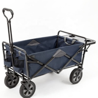 Chariot de plage pliant Fuxtec-Chariot pliable robuste pour le camping et l'extérieur