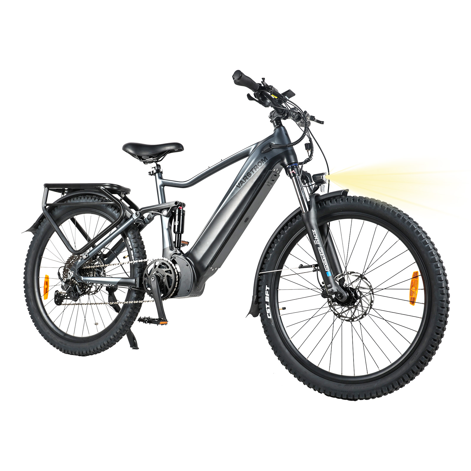 EU Stock Varstrom Cola Bear 2,0 Электрический горный велосипед с полной подвеской Bafang 48v750W Mid Motor и батареей 20 А