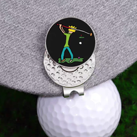 En gros : Pin's en métal pour casquette, marqueur de balle de golf magnétique en métal personnalisé, pin's en émail souple avec logo