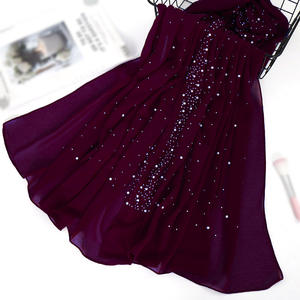 Syal panjang laris warna tunggal penjualan laris 2024 syal jilbab sifon mutiara berlian perhiasan mode kualitas tinggi untuk wanita - Product Image 6