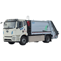Camion poubelle écologique de 282 kWh, camionnette à ordures zéro émission pour services municipaux