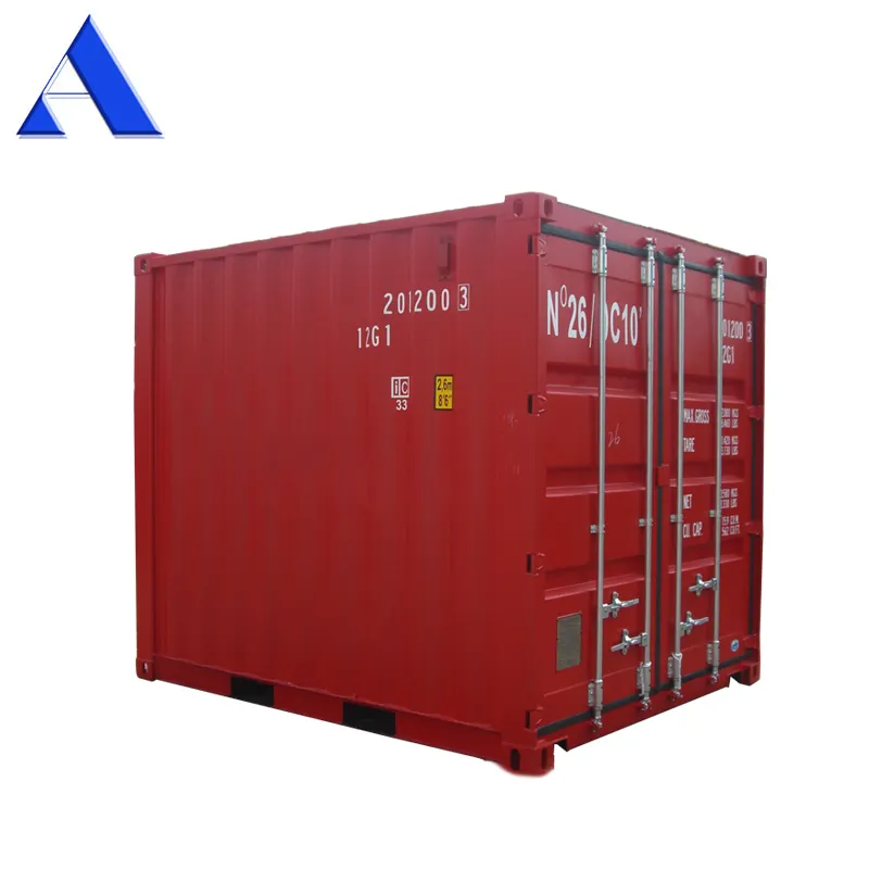 Portable Storage 10 Foot 10 Ft 3 meter Length 10ft Corten Steel Shipping Container