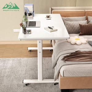 Scrivania per computer moderna e minimalista Wayon, tavolo da <span class=keywords><strong>studio</strong></span> con struttura in acciaio stabile per ufficio domestico e camera da letto degli studenti - Product Image 2