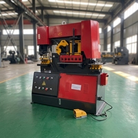 Machine de découpe et de poinçonnage hydraulique 4 en 1 pour l'industrie de la fabrication des métaux : poinçonnage, cisaillement, encoche et coupe d'angle