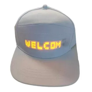 Topi bisbol bordir kustom grosir topi ayah topi trucker jala topi trucker untuk pria dengan lampu led