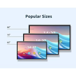 Hiseeview สำหรับไวท์บอร์ดอัจฉริยะ 4K ขนาด 98 นิ้ว หน้าจอสัมผัส 20 จุด ระบบปฏิบัติการ Android+Windows แผง LED ซีพียู I3/i5/i7 รับประกัน 1 ปี - Product Image 5