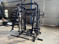 Rack de musculation tout-en-un avec croisement de câbles, combiné pour squats, multifonctionnel pour salle de sport et domicile, machine Smith