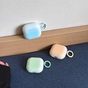 Étui anti-perte pour écouteurs Apple <span class=keywords><strong>Airpods</strong></span> 2 3 4 <span class=keywords><strong>Pro</strong></span> 2 3, avec givrure colorée dégradée, pour écouteurs sans fil, housse pour écouteurs, boîte de charge - Product Image 6