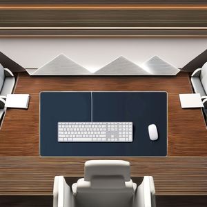 Tapis de bureau en cuir PU personnalisé avec logo 60*36cm, antidérapant, pour le bureau et la maison, tapis de clavier imprimé, cadeaux promotionnels d'entreprise - Product Image 3
