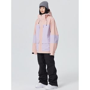 Veste de snowboard d'hiver imperméable et isolée, colorée, unisexe, vêtements de ski, taille adulte moyenne - Product Image 3