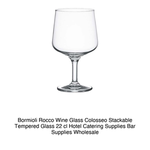 Verre trempé Colosseo 22 cl empilable Bormioli Rocco H 12,5 cm Ø 6 cm - Product Image 2