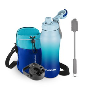 Wandelen Camping Wandelen Waterfles Vacuüm Geïsoleerde Kolf Met Draagtas Voor 12-40 Oz Flessen Met Verstelbare Schouderband - Product Image 2