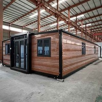 Granny Flat 20Ft 40Ft Préfabriqué Portable 40Ft Maison en conteneur extensible pliable 2 3 4 Bedroom Mobile Tiny Home à vendre