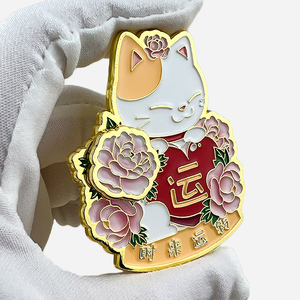 Quà Tặng Khuyến Mãi Dễ Thương Phim Hoạt Hình Mèo Kim Loại Tủ Lạnh Nam Châm Tùy Chỉnh Logo Kẽm Hợp Kim Du Lịch Lưu Niệm Sticker Dán Từ Tính - Product Image 2