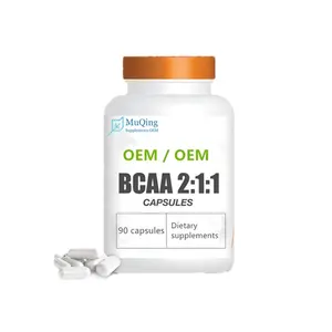 Оптовая продажа, добавки для повышения веса, капсулы BCAA 2:1:1 от частного бренда