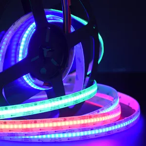 Dream Color FCOB SPI RGB IC 672 LEDs Flexible COB WS2811 Addressable Digital Led Pixel Strip