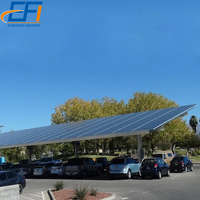 Système de montage de panneaux photovoltaïques pour abri de voiture industriel, structure de support pour carport solaire, cadre de parking solaire