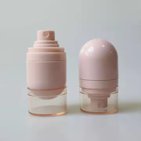 OEM 15ml 30ml 50ml Bouteille de lotion en plastique Bouteille sans air pour huile d'essence Soins de la peau Étanche Vaporisateur de voyage Contenants cosmétiques