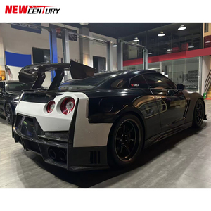 Para 2008-<span class=keywords><strong>2016</strong></span> <span class=keywords><strong>Nissan</strong></span> GTR35 Facelift 24 kit envolvente antiguo Facelift parachoques delantero y trasero faldones laterales paneles de hoja de ala trasera - Product Image 5