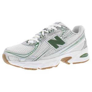 Zapatillas para caminar New Balance 740 unisex, color gris, verde, malla, amortiguación ABZORB - Product Image 1