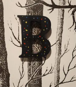 Personalizar pequeño decorativo de madera letras del alfabeto