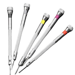 Precision <b>Screwdriver</b> <b>Set</b> 4.8mm 92.8mm Stainless Steel Magnetic Watch Repair Tools for Eyeglasses Computers - Product Image 4