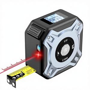 Telémetro Láser de <span class=keywords><strong>40M</strong></span>, Cinta Métrica de 5M, Pantalla Digital HD, Recargable por USB, Instrumento de Medición de Plástico, Múltiples Funciones, 280g - Product Image 1